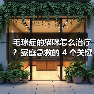 毛球症的猫咪怎么治疗?家庭急救的 4 个关键步骤(图3) 毛球症的猫咪怎么治疗?家庭急救的 4 个关键步骤(图3)