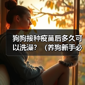 狗狗接种疫苗后多久可以洗澡？（养狗新手必知，打完针后的洗澡时间安排！）（图2）