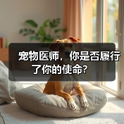 宠物医师，你是否履行了你的使命？