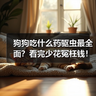 狗狗吃什么药驱虫最全面？看完少花冤枉钱！（图3）