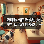 猫咪拉出白色蠕动小虫子？从治疗到预防，一文搞定（图2）