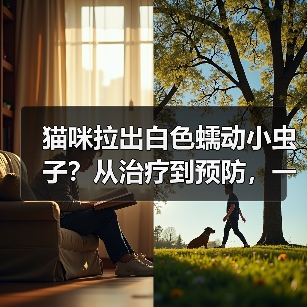 猫咪拉出白色蠕动小虫子？从治疗到预防，一文搞定（图3）