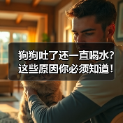 狗狗吐了还一直喝水？这些原因你必须知道！（图3）