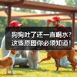 狗狗吐了还一直喝水？这些原因你必须知道！（图2）