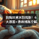 狗狗吐黄水别慌张！6大原因+急救措施全解（图3）