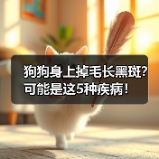 狗狗身上掉毛长黑斑？可能是这5种疾病！（图2）