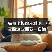 猫身上长癣不难治，但忽略这些细节＝白治！（图2）