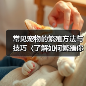 常见宠物的繁殖方法与技巧（了解如何繁殖你的爱宠——一份宠物繁殖指南）