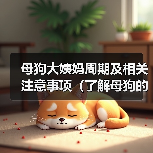 母狗大姨妈周期及相关注意事项（了解母狗的生理周期，为宠物的健康负责）（图4）