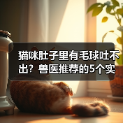 猫咪肚子里有毛球吐不出？兽医推荐的5个实用方法（图4）