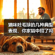 猫咪吐毛球的几种典型表现,你家猫中招了吗?(图1) 猫咪吐毛球的几种典型表现,你家猫中招了吗?(图1)