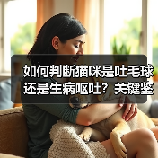 如何判断猫咪是吐毛球还是生病呕吐?关键鉴别指南(图1) 如何判断猫咪是吐毛球还是生病呕吐?关键鉴别指南(图1)