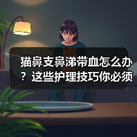 猫鼻支鼻涕带血怎么办？这些护理技巧你必须知道！（图1）