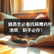猫鼻支必备抗病毒药物清单,新手必存!(图4) 猫鼻支必备抗病毒药物清单,新手必存!(图4)