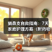 猫鼻支自救指南:7天家庭护理方案(附药物清单)(图3) 猫鼻支自救指南:7天家庭护理方案(附药物清单)(图3)