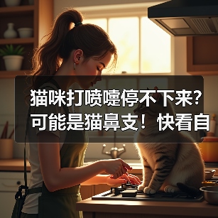 猫咪打喷嚏停不下来?可能是猫鼻支!快看自救方案(图1) 猫咪打喷嚏停不下来?可能是猫鼻支!快看自救方案(图1)