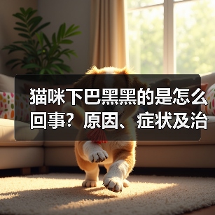 猫咪下巴黑黑的是怎么回事？原因、症状及治疗全解析！（图1）