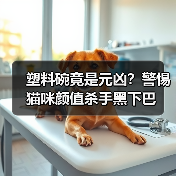 塑料碗竟是元凶？警惕猫咪颜值杀手黑下巴（图1）