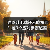 猫咪吐毛球还不吃东西？这3个应对步骤超实用（图3）