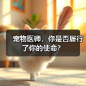 宠物医师，你是否履行了你的使命？