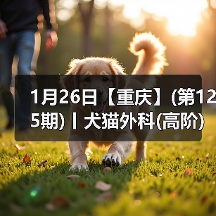 1月26日【重庆】(第125期)丨犬猫外科(高阶)班！含SUB(人人可实操)、乳糜胸等技术！