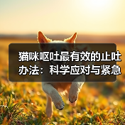 猫咪呕吐最有效的止吐办法：科学应对与紧急处理指南