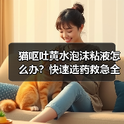 猫呕吐黄水泡沫粘液怎么办？快速选药救急全攻略