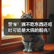 警惕！猫不吃东西还呕吐可能是大病的前兆！（图2）