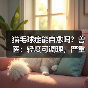 猫毛球症能自愈吗？兽医：轻度可调理，严重需专业治疗（图3）