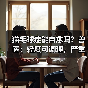 猫毛球症能自愈吗？兽医：轻度可调理，严重需专业治疗（图4）