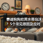 泰迪狗狗吐黄水带泡沫？5个常见原因及应对方法