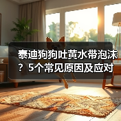 泰迪狗狗吐黄水带泡沫？5个常见原因及应对方法（图2）