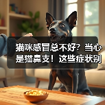 猫咪感冒总不好？当心是猫鼻支！这些症状别忽视！（图1）