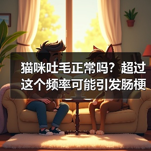 猫咪吐毛正常吗？超过这个频率可能引发肠梗阻！（图2）