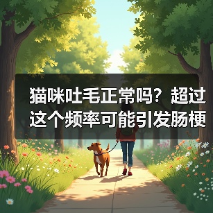 猫咪吐毛正常吗？超过这个频率可能引发肠梗阻！（图1）