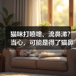 猫咪打喷嚏、流鼻涕？当心，可能是得了猫鼻支的症状！（图4）