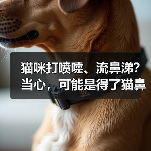 猫咪打喷嚏、流鼻涕？当心，可能是得了猫鼻支的症状！（图1）