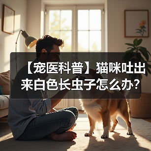 【宠医科普】猫咪吐出来白色长虫子怎么办?(图1) 【宠医科普】猫咪吐出来白色长虫子怎么办?(图1)