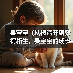 吴宝宝（从被遗弃到获得新生，吴宝宝的成长历程）（图4）