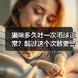 猫咪多久吐一次毛球正常?超过这个次数要警惕毛球症!(图3) 猫咪多久吐一次毛球正常?超过这个次数要警惕毛球症!(图3)