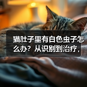 猫肚子里有白色虫子怎么办？从识别到治疗，一文全解（图4）