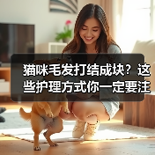 猫咪毛发打结成块？这些护理方式你一定要注意！（图1）