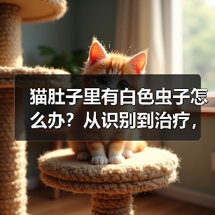 猫肚子里有白色虫子怎么办？从识别到治疗，一文全解（图2）