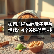 如何判断猫咪肚子里有毛球？4个关键信号+科学检测方法（图2）