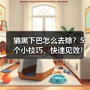 猫黑下巴怎么去除？5个小技巧，快速见效！（图4）