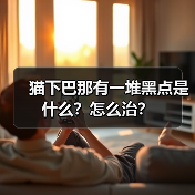 猫下巴那有一堆黑点是什么？怎么治？（图3）