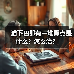 猫下巴那有一堆黑点是什么？怎么治？（图2）