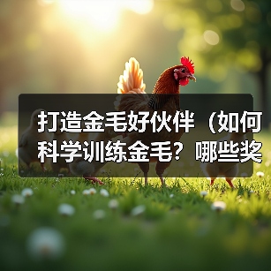 打造金毛好伙伴（如何科学训练金毛？哪些奖励适合金毛？让你的宠物更聪明）（图4）