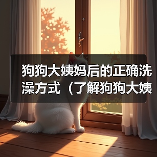 狗狗大姨妈后的正确洗澡方式(了解狗狗大姨妈周期,保护它的健康)(图4) 狗狗大姨妈后的正确洗澡方式(了解狗狗大姨妈周期,保护它的健康)(图4)