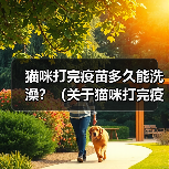 猫咪打完疫苗多久能洗澡?(关于猫咪打完疫苗后洗澡的时间和注意事项)(图4) 猫咪打完疫苗多久能洗澡?(关于猫咪打完疫苗后洗澡的时间和注意事项)(图4)